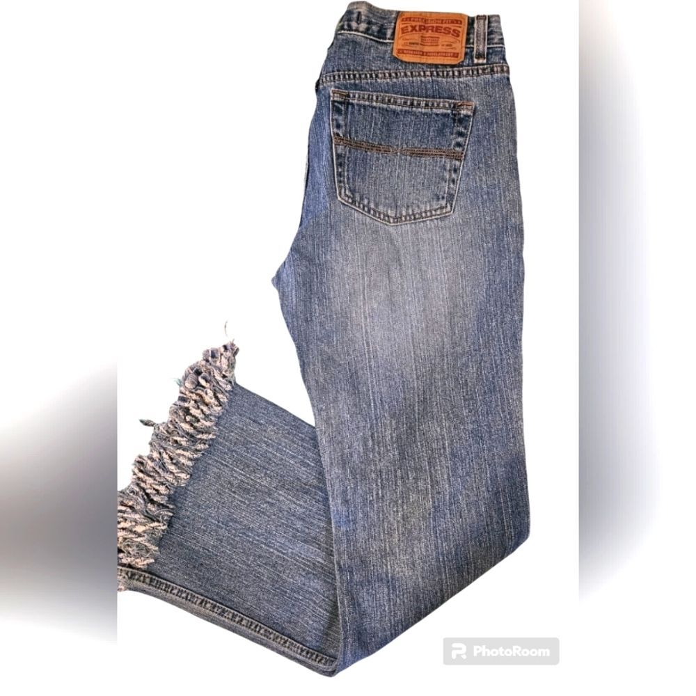 Y2K Express Ladies Low Rise Flare Jeans Size 9/10R